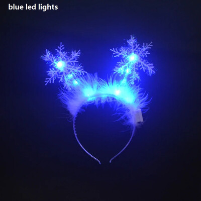 Γυναίκες Κορίτσια Νύφη LED που αναβοσβήνει Τεχνητό στεφάνι κεφαλόδεσμο γιρλάντα Φεστιβάλ Πάρτι Γάμος Γενέθλια Cosplay Halloween Χριστούγεννα