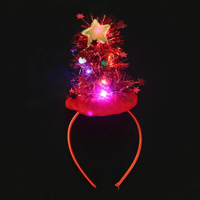 Γυναίκες Κορίτσια Νύφη LED που αναβοσβήνει Τεχνητό στεφάνι κεφαλόδεσμο γιρλάντα Φεστιβάλ Πάρτι Γάμος Γενέθλια Cosplay Halloween Χριστούγεννα