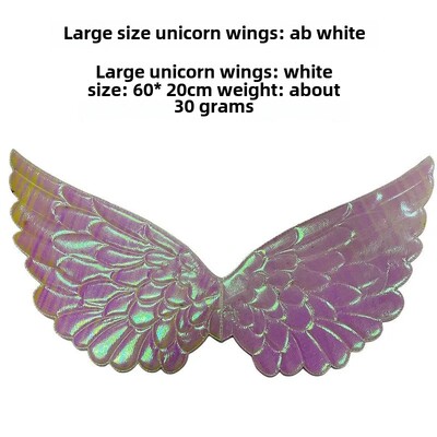 Angel Wings bērnu vienradzis dzimšanas dienas svinību kleita Mini kleita ar aksesuāriem liela izmēra 60 cm auduma materiāls ballītēm