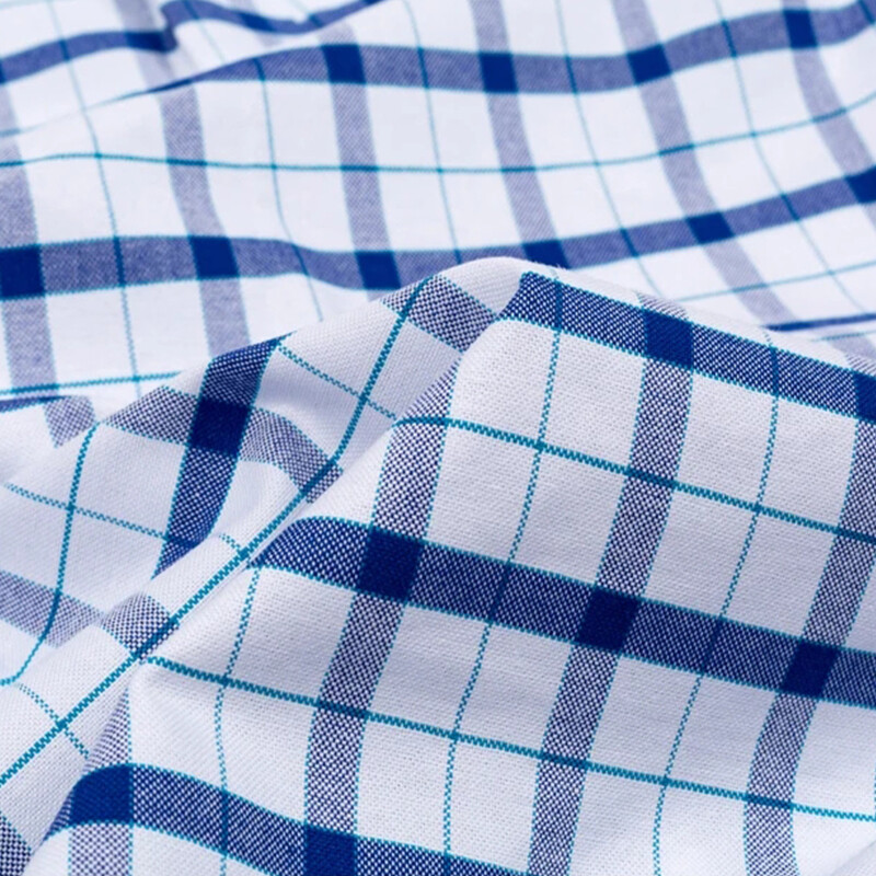 100% kokvilnas vasaras vīriešu Oksfordas krekli ar īsām piedurknēm rūtaini mīksta, regulāra piegriezuma formāla kleita krekls sociālā blūze vīriešu apģērbi, izmērs 7X