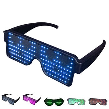 1PC Light Up LED Glasses Glow Γυαλιά ηλίου Wire Neon Glasses Glow in The Dark Supplies Neon Party Favors για Παιδιά Ενήλικες