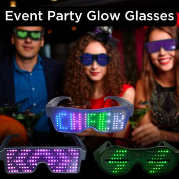 1PC Light Up LED Glasses Glow Γυαλιά ηλίου Wire Neon Glasses Glow in The Dark Supplies Neon Party Favors για Παιδιά Ενήλικες