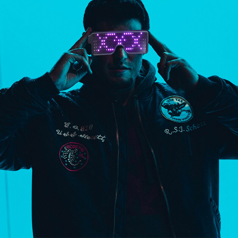 1PC Light Up LED Glasses Glow Γυαλιά ηλίου Wire Neon Glasses Glow in The Dark Supplies Neon Party Favors για Παιδιά Ενήλικες