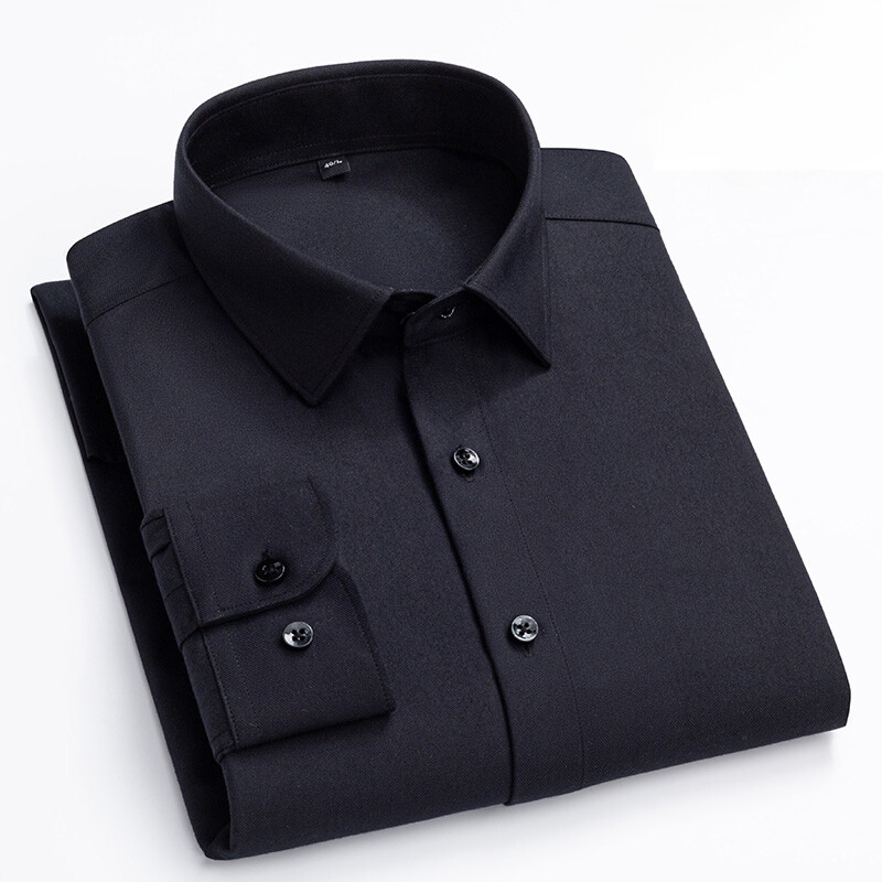 Jauns krekls luksusa augstumā augstas kvalitātes vilnas krekli ar garām piedurknēm vīriešiem slim fit formāls krekls mīksts dizaineru topi rūtaini biroja apģērbi