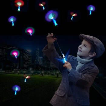 2023 Amazing Light Toy Glowing Helicopter Slingshot Led Light Arrow Rocket Helicopter Flying Toy Kids Party Δώρο γενεθλίων