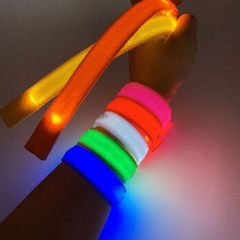 YOMDID Led Luminous Bracelet Concert Party Bar Φωτεινό βραχιόλι LED φωτεινό αθλητικό λουράκι καρπού Perform Bar Party Supplies