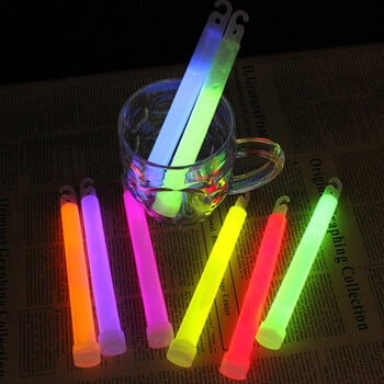 1/5/10PCS Fluorescence Glow Stick Military Glow Light Sticks with Hook Outdoor Emergency Glow In The Dark Party Light Sticks