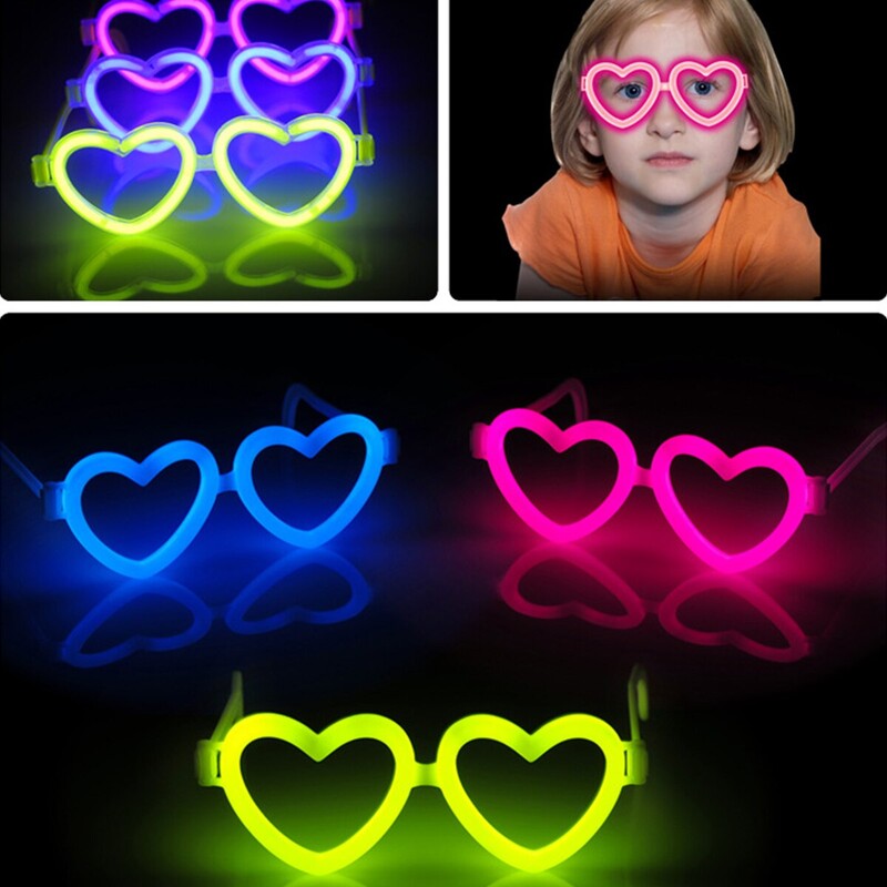 Δύο σετ 10 ποτηριών Πέντε διαφορετικά στυλ με τυχαία φθορίζοντα γυαλιά Love Rabbit Apple Halloween Party Nightclub