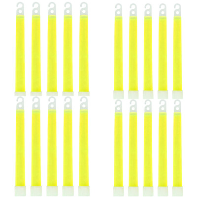 LED Glow Stick 6 collu izdzīvošanas komplekts Military Glow Light Sticks pastaigu un pārgājienu kempinga SOS Gear āra militārais aprīkojums