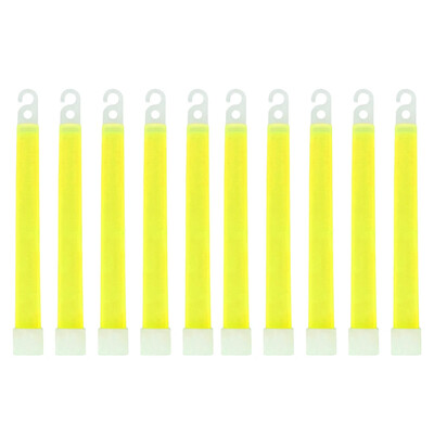 LED Glow Stick 6 collu izdzīvošanas komplekts Military Glow Light Sticks pastaigu un pārgājienu kempinga SOS Gear āra militārais aprīkojums
