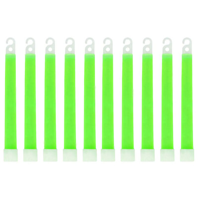 LED Glow Stick 6 collu izdzīvošanas komplekts Military Glow Light Sticks pastaigu un pārgājienu kempinga SOS Gear āra militārais aprīkojums