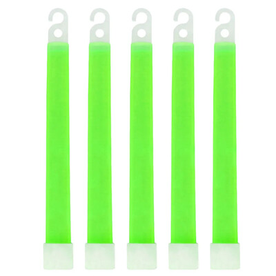 LED Glow Stick 6 collu izdzīvošanas komplekts Military Glow Light Sticks pastaigu un pārgājienu kempinga SOS Gear āra militārais aprīkojums