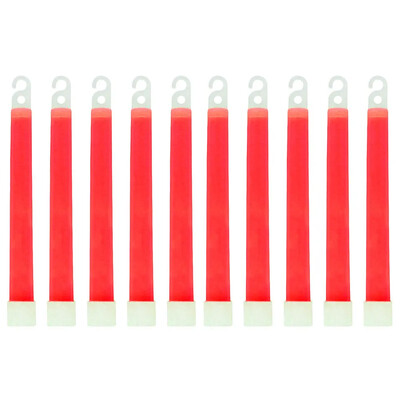 LED Glow Stick 6 collu izdzīvošanas komplekts Military Glow Light Sticks pastaigu un pārgājienu kempinga SOS Gear āra militārais aprīkojums