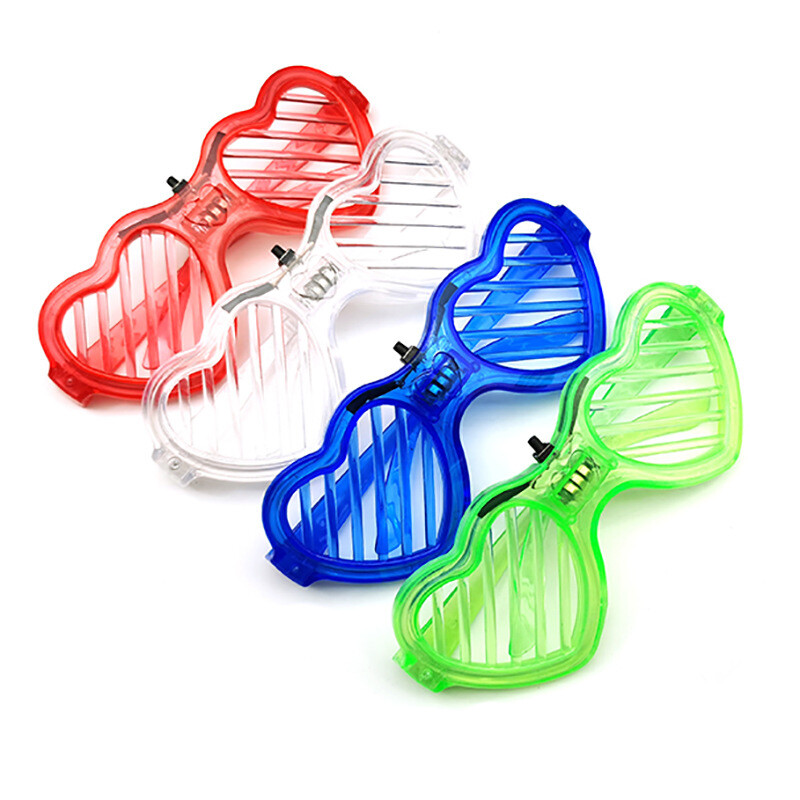 LED akiniai Šviesiai šviečiantys akiniai nuo saulės LED šviečiantys akiniai šviečia tamsoje Šviečiantys neoniniai vakarėliai Vestuvių Kalėdų vakarėlio dekoracija