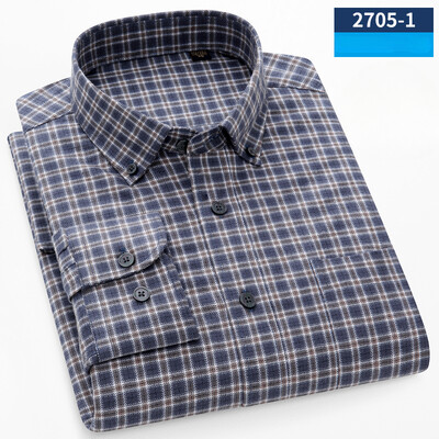 100% βαμβακερό τρίψιμο ανδρικά πουκάμισα σε μέγεθος ovre slim fit επίσημο απλό πουκάμισο μαλακό καρό μπλουζάκι casual υψηλής ποιότητας επαγγελματικά ρούχα