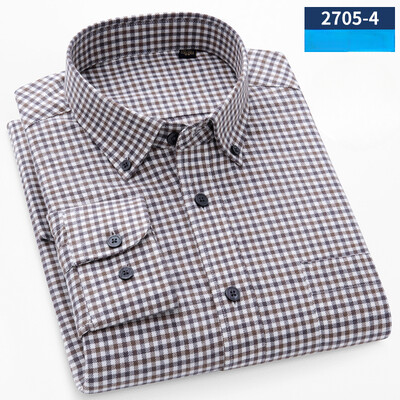 100% βαμβακερό τρίψιμο ανδρικά πουκάμισα σε μέγεθος ovre slim fit επίσημο απλό πουκάμισο μαλακό καρό μπλουζάκι casual υψηλής ποιότητας επαγγελματικά ρούχα