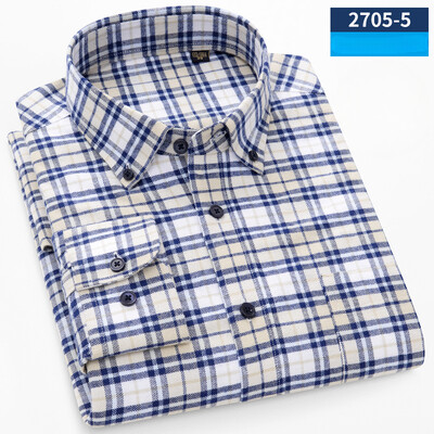 100% βαμβακερό τρίψιμο ανδρικά πουκάμισα σε μέγεθος ovre slim fit επίσημο απλό πουκάμισο μαλακό καρό μπλουζάκι casual υψηλής ποιότητας επαγγελματικά ρούχα