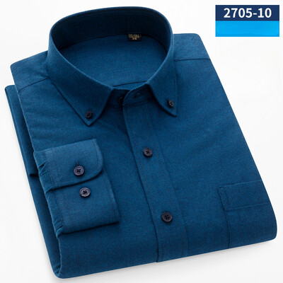 100% βαμβακερό τρίψιμο ανδρικά πουκάμισα σε μέγεθος ovre slim fit επίσημο απλό πουκάμισο μαλακό καρό μπλουζάκι casual υψηλής ποιότητας επαγγελματικά ρούχα