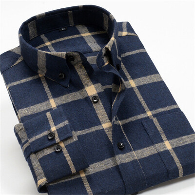 Μεγάλο μέγεθος 8XL 9XL 10XL Ανδρικό επαγγελματικό casual καρό πουκάμισο Ανδρικό φαρδύ μακρυμάνικο πουκάμισο 2021 άνοιξη και φθινόπωρο νέο