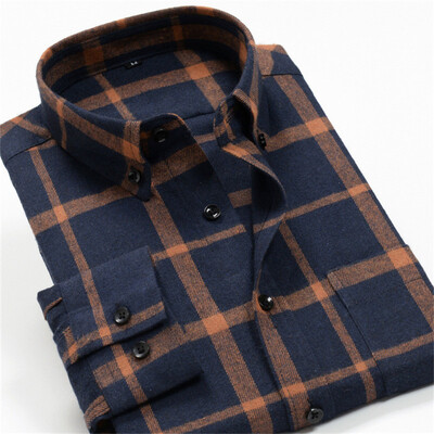 Μεγάλο μέγεθος 8XL 9XL 10XL Ανδρικό επαγγελματικό casual καρό πουκάμισο Ανδρικό φαρδύ μακρυμάνικο πουκάμισο 2021 άνοιξη και φθινόπωρο νέο