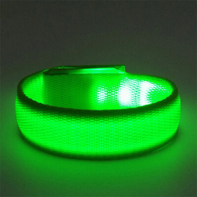 Led Luminous Bracelet Concert Party Bar Φωτεινό βραχιόλι Velcro LED φωτεινό αθλητικό λουράκι καρπού προμήθειες πάρτι
