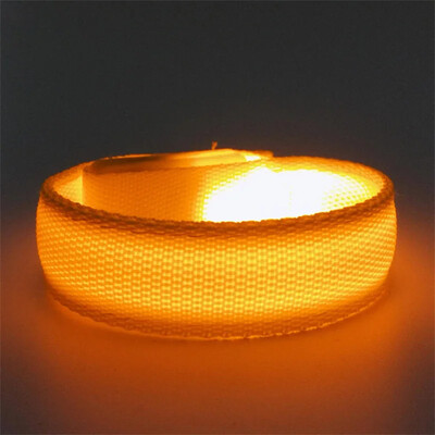 Led Luminous Bracelet Concert Party Bar Φωτεινό βραχιόλι Velcro LED φωτεινό αθλητικό λουράκι καρπού προμήθειες πάρτι