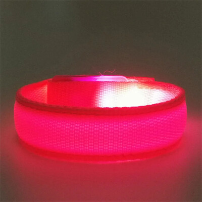 Led Luminous Bracelet Concert Party Bar Φωτεινό βραχιόλι Velcro LED φωτεινό αθλητικό λουράκι καρπού προμήθειες πάρτι