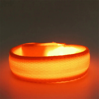 Led Luminous Bracelet Concert Party Bar Φωτεινό βραχιόλι Velcro LED φωτεινό αθλητικό λουράκι καρπού προμήθειες πάρτι