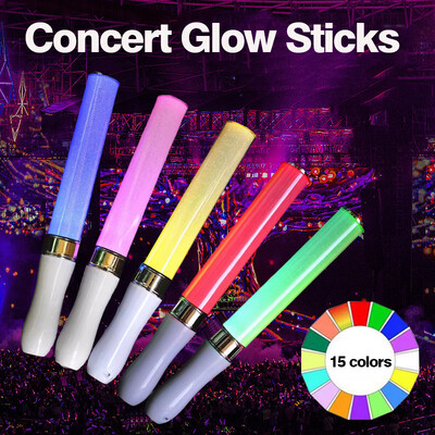 15 värvi Kpop valguspulgad Kerged helendavad pulgad Helendavad vardad Kontsert Glow Stick helendavad materjalid Idoli kontserdi sünnipäevapeoks