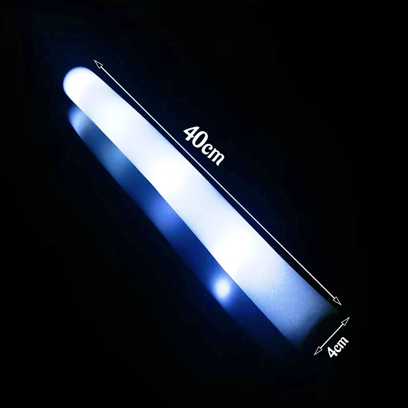 30 gab. LED putu nūjas Baltas gaismas mirdzošas spieķi mirdz uzmundrināšanas nūjas, mirgojošs efekts, mirdzums tumsā kāzu ballītes komplekts 3 mirgojošs