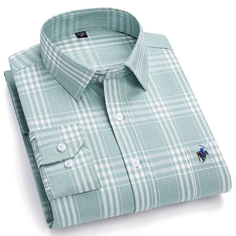 Nauji marškiniai, didesni nei 6XL dydžio marškinėliai ilgomis rankovėmis Vyriški marškiniai 100 % medvilnė, formalūs paprasti marškiniai, vienos kišenės biuro dryžuoti drabužiai