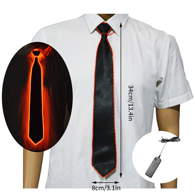 Led Light Up Tie Φωτεινή λαιμόκοψη Κοστούμια χορού Προμήθειες Στολή Led Led Dj Party Αξεσουάρ Bar Club DJ Stage