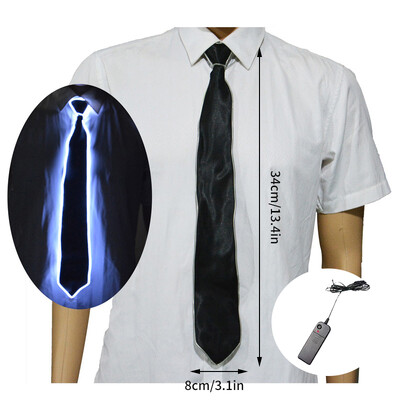 Led Light Up Tie Φωτεινή λαιμόκοψη Κοστούμια χορού Προμήθειες Στολή Led Led Dj Party Αξεσουάρ Bar Club DJ Stage