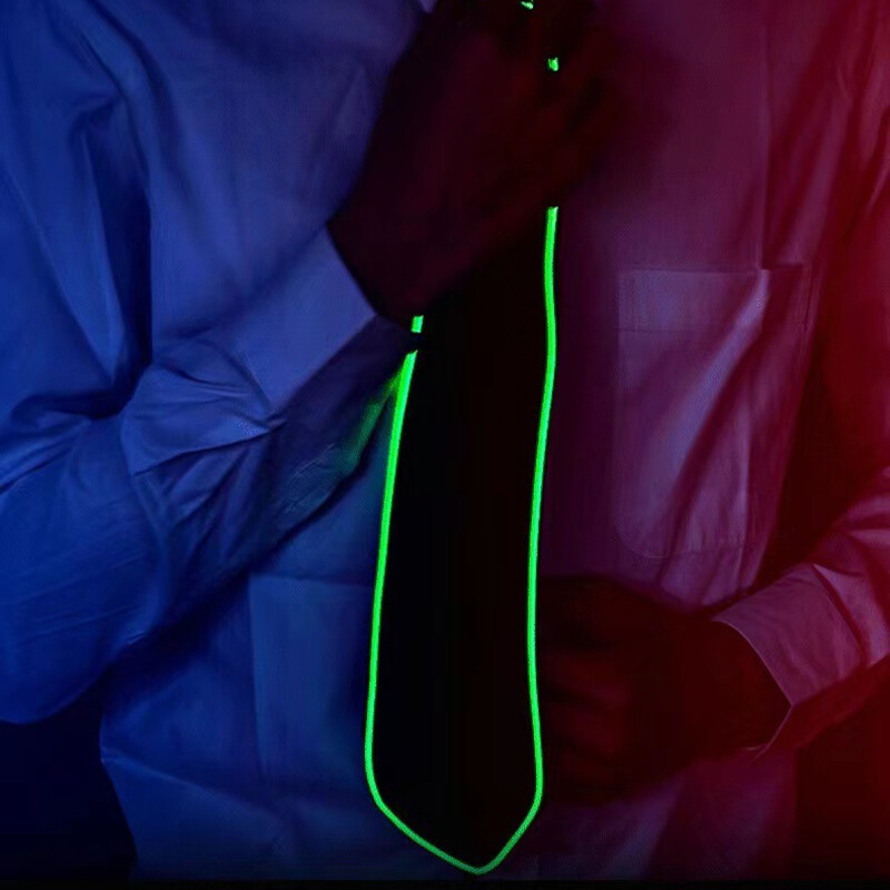 Cravată Luminoasă cu Led Cravate Luminoase Costume de Dans pentru Petrecere Accesorii Costum Led Led Dj Accesorii pentru petrecere Bar Club DJ Scenă