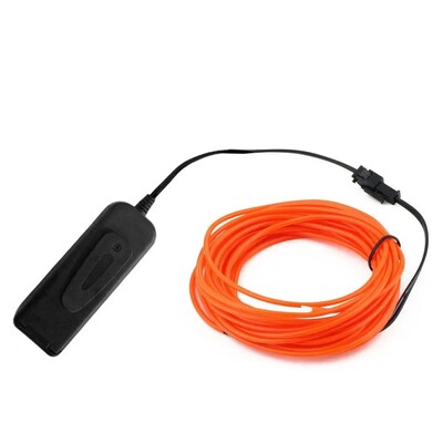 Glow EL Wire Rope Tape Cable strip LED Neon Lights Flexible Cable Party DIY Shoes Clothing Car αδιάβροχη ταινία led 1m 3m 5M 3V