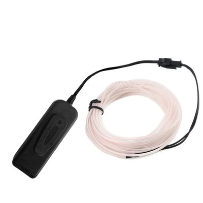 Glow EL Wire Rope Tape Cable strip LED Neon Lights Flexible Cable Party DIY Shoes Clothing Car αδιάβροχη ταινία led 1m 3m 5M 3V