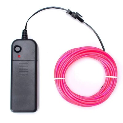 Glow EL Wire Rope Tape Cable strip LED Neon Lights Flexible Cable Party DIY Shoes Clothing Car αδιάβροχη ταινία led 1m 3m 5M 3V