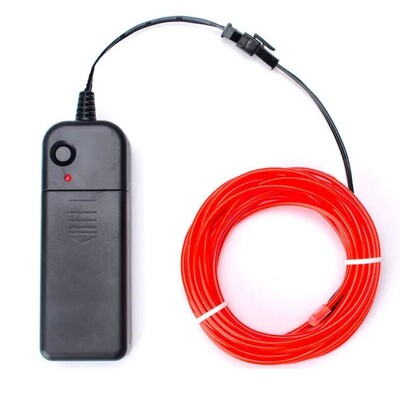 Glow EL Wire Rope Tape Cable strip LED Neon Lights Flexible Cable Party DIY Shoes Clothing Car αδιάβροχη ταινία led 1m 3m 5M 3V