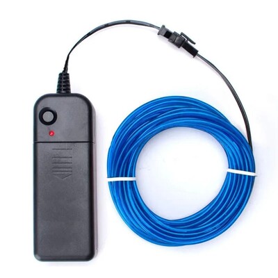 Glow EL Wire Rope Tape Cable strip LED Neon Lights Flexible Cable Party DIY Shoes Clothing Car αδιάβροχη ταινία led 1m 3m 5M 3V