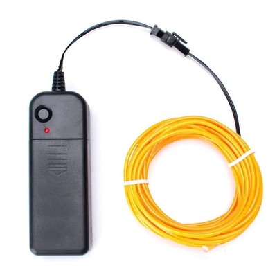 Glow EL Wire Rope Tape Cable strip LED Neon Lights Flexible Cable Party DIY Shoes Clothing Car αδιάβροχη ταινία led 1m 3m 5M 3V