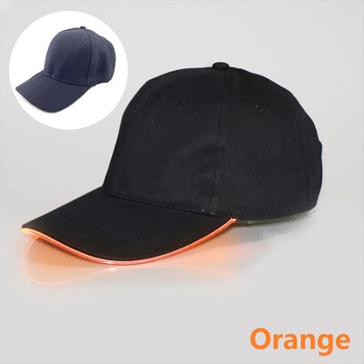 Led Hat Sombrero Glow Vakarėlio reikmenys Šviečiančios galvos juostos Vakarėlio beisbolo kepuraitė vyrams Festivalio vestuvių vakarėlio priedai SG06