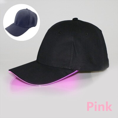 Led Hat Sombrero Glow Vakarėlio reikmenys Šviečiančios galvos juostos Vakarėlio beisbolo kepuraitė vyrams Festivalio vestuvių vakarėlio priedai SG06