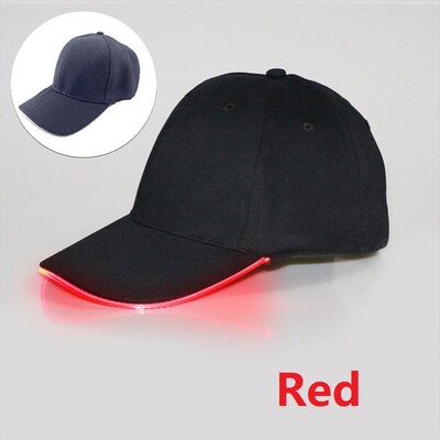 Led Hat Sombrero Glow Vakarėlio reikmenys Šviečiančios galvos juostos Vakarėlio beisbolo kepuraitė vyrams Festivalio vestuvių vakarėlio priedai SG06