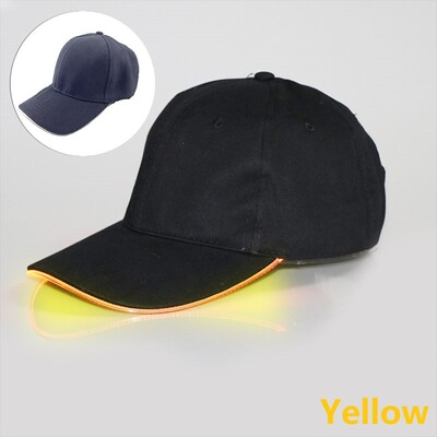 Led Hat Sombrero Glow Vakarėlio reikmenys Šviečiančios galvos juostos Vakarėlio beisbolo kepuraitė vyrams Festivalio vestuvių vakarėlio priedai SG06