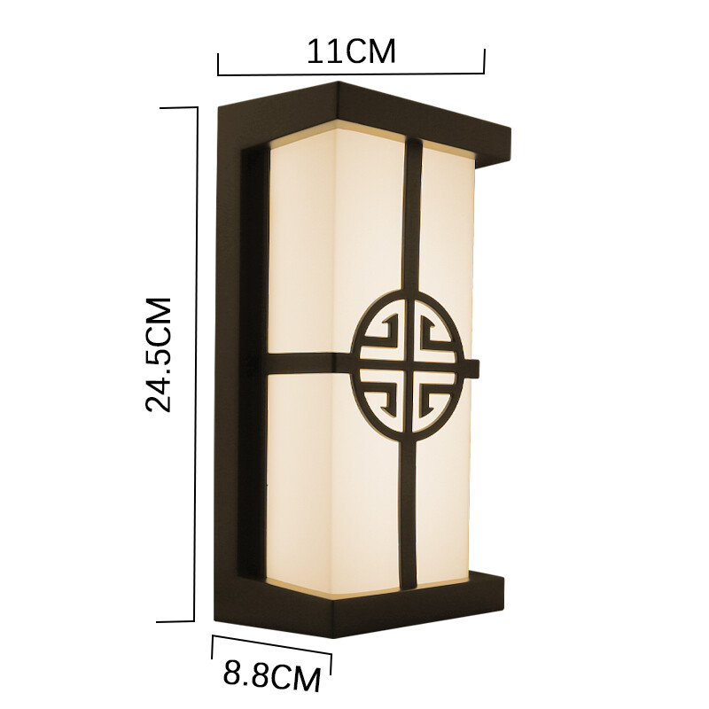 Led Φωτιστικό τοίχου εξωτερικού χώρου Αδιάβροχο IP65 Αισθητήρας κίνησης Led Φωτισμός εξωτερικού χώρου Φωτιστικά βεράντας Φώτα κήπου Μπαλκόνι Φωτιστικό τοίχου εξωτερικού χώρου