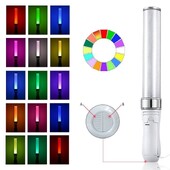 15 σε 1 Χρώματα Πολύχρωμο LED Glow Stick Wedding Camping Light Stick Μπαταρία Συναυλίες Διακόσμηση Glow Foam Stick Cheer Tube