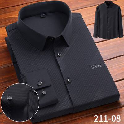 Uus särk elastne Inglismaa pikkade varrukatega särgid meestele saleda vormiga ametlik tavaline särk kõrge quliyt disainer top pehmed ruudulised riided