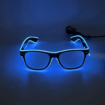 Fashion Disco Glowing Glasses Γυαλιά LED για πάρτι γενεθλίων με προμήθειες φωτός Γυαλιά νέον για άνδρες Γυναικεία Στολή γυαλιών