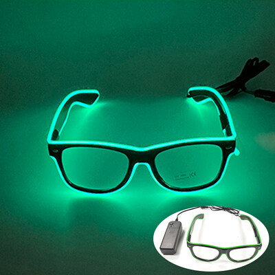 Fashion Disco Glowing Glasses Γυαλιά LED για πάρτι γενεθλίων με προμήθειες φωτός Γυαλιά νέον για άνδρες Γυναικεία Στολή γυαλιών