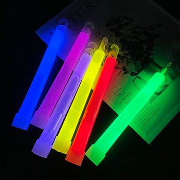 5 τμχ 6 ιντσών Πολύχρωμο Glow Stick Chemical Light Stick Camping Emergency Decoration Party Clubs Νέα προμήθειες Chemical Fluorescent